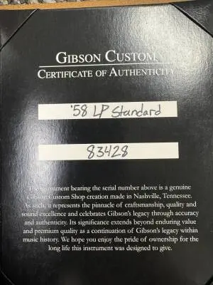 Gibson Custom Shop 1958 Les Paul Standard VOS | Bourbon Burst 2